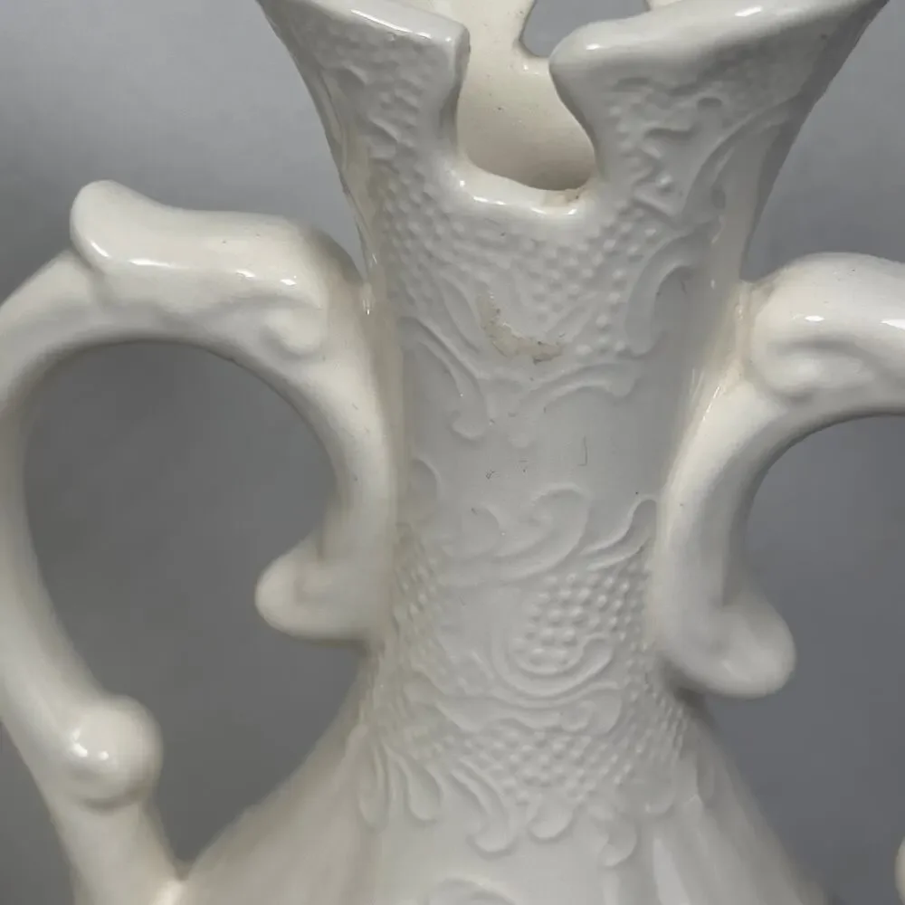 Victorian Courting Vases Pitchers Urn Goodsell Mold Co Ceramic Porcelain 134/135